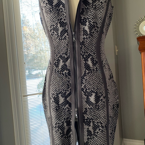 Debbie Shuchat snakeskin print dress sz L - Picture 6 of 6